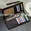 Wallet Men's PU Leather Long Zipper Purse Simple Business Style CUREWE KERIEN Wallet Card Cash Receipt Holders Card ID Holders