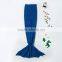 ShiJ 600g Adult High Quality Crochet Mermaid Tail Blanket