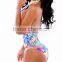 EY0026A New Women Swimwear All Over Print Swimsuit One Piece Sexy Bathing Bodysuit