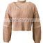 EY0853S 2016 Women Autumn Winter Long Sleeve Knitted Halter Pullover Sweater