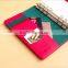 A6 PU cover agenda planner with elastic band loose leaf binding diary customizable planner