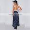 Hottest gypsy lady clothing boho chic latest printed wrap maxi skirt