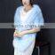 Autumn and winter bridal makeup wedding dress fake fur claw long fender female faux fox fur cloak cloak