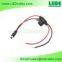 DC Power Cable with Waterproof Mini Automotive Fuse Holder