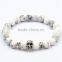 Fashion Skull Head Bead Bracelet for Men Women European Style Bead Bracelet