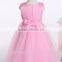 2017 hot sell cake skirt , sleeveless dress , roses embroidery dress