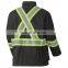 high visibility custom fire retardant jacket with safety workwear