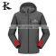 Custom Bonded Fleece Winter Softshell Jacket Breathable