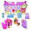 Modern Plastic Barbie Doll House Furniture With Light & Music
