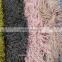 24x48 Cool Grey Curly Mongolian Fur Skin Plate Quality Tibetan Lamb Fur For Home Decor Area Rug