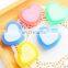 Creative Lovely Heart Eraser Love Jelly Color Rubber Kindergarten Pupils Prizes Children Erasers Stationery Gift