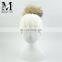 Wholesale New Fashion Hat With Raccoon Fur Ball Hand Knitted Baby Hat