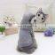 Three-color wool and two-legged cotton coat dog clothes