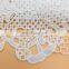 OLF PY3064-22 white flower design milk poly cord lace fabric for wedding