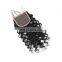 Cheap 100% INDIAN human virgin 9A grade natural hair lace closure in deep curly free part cuticle aligned hair