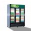The Best Two Doors Commercial Glass Display Showcase Drink Coolers Upright Fridge For Sale