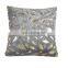 Home Decorative velvet Cushion Cases Fur with Gold Leaves throw Pillow cover Farmhouse