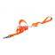2*120cm LED dog leash orange nylon pet leash rechargeable dog leash usb