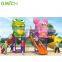 Amusement park outdoor playground slides for kids