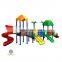 Kids outdoor games play set classic plastic slide play set playground equipment JMQ-G029C