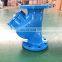 GGG50 4 inch PN16 cast iron water y filter strainer prices ductile iron drain hole flange y type strainer