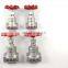 PN16 1000WOG CF8 BSPP BSPT NPT BS21 Регулирующий вентиль с резьбовым соединением