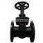 kitz GOST standard cast iron double disc stem water direct buriedflanged gate valve