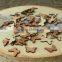 Custom made laser cutting small wooden bauble decoration,wooden Butterfly