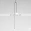 Minimalist Lines Chandelier Retro Black Iron Light Fixtures Pendant Lamp