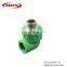 Green ppr plumbing plastic material pipe male elbow fitting