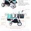 EN1888 certificate foldable baby carriage for twins cochecitos de beb 2 en 1