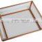 Direct Factory Price Newest Design Mirror Stainless Steel Serving Tray/metal tray                        
                                                Quality Choice