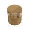 Hot sale customized  cedar wooden jar with lid,wooden gift barrel packaging decoration manufacturer