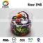 Clear PET plastic salad bowl,vegetable packaging box,First manufacturer of PET products in China, best supplier