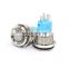 19mm Metal annular Push Button Switch 12V 24V 110V 220V LED Lamp Illumination Waterproof Momentary Latching Switch Ring Light
