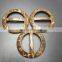 Professional Supplier OEM customized Adjustable Slider round coconut shell buckles