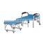 Factory hot selling  hospital stainless steel foldable accompany folding chair