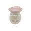 2020 custom heart ceramic incense concrete oil scent wax burner censer lighter holder for essential oil