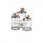 Butterfly Clear Glass Luxury Canister