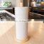 Customized Bamboo Wood Counter Top Slim Paper Towel Holder Stand Dispenser