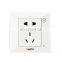 Smart Power One Outlet Receptacle Zigbee Wall Socket UK Small BMS System Zigbee Socket