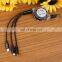 Logo Custom 3 in 1 Retractable USB Cable