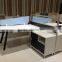 2015# foshan factory offer good quality work table with drawers/modular workstation 14A-02D