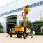 150m depth Hydraulic and air water well drilling rig with mud pump and air compressor