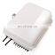 16 Cores 2 In 16 Out Abs Ip65 Outdoor Ftth Waterproof Uncut Design Midspan Access Port Optical Fiber Distribution Box