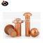 Iso13918 welded copper spot special brass welded stud bolts screws aluminum pin and nut fastener manufacturer M10 fastener top