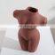 Modern Nordic Woman Body Shape Matte Beauty Ceramic Home Decor Flower Vase