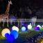 Outdoor Garden Swimming Pool Floating Rechargeable Waterproof Led Glowing solar plastic led ball sphere stone light lamp