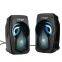 Top seller s11 wired computer speaker usb super bass portable home speakers set audio system glow speaker