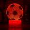 3d optical Illusion real madrid Night Light Football Ball toy lamp Touch Sensor Remote for Kid Decoration Soccer Table Lamp Gift